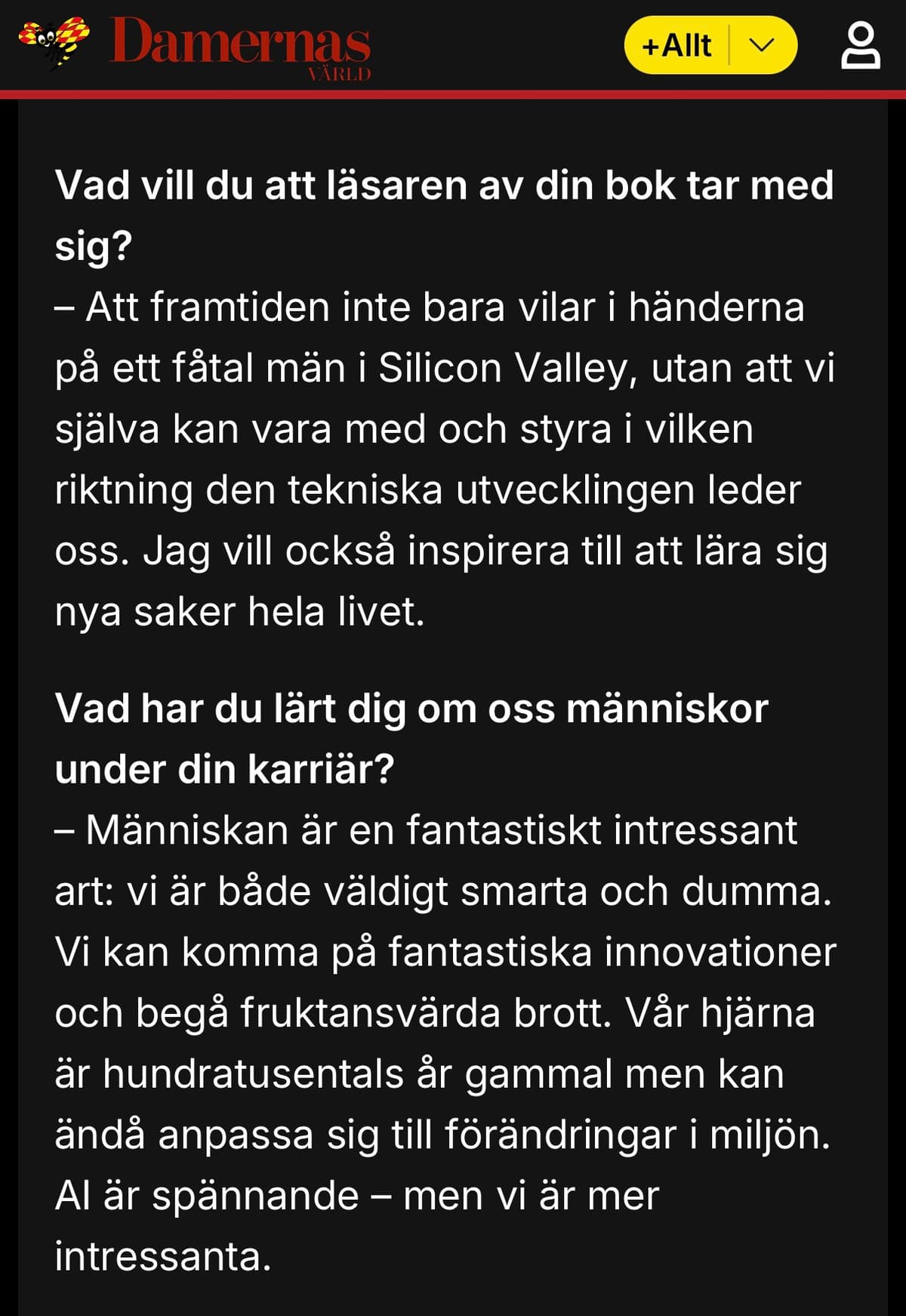 Så undviker du AI-beroende - Emma Frans